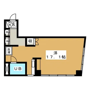 熊谷ビル【2階】の間取り