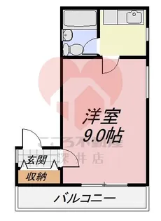 庭井マンション【3階】の間取り