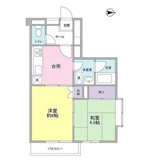 リトル上原【2階】の間取り