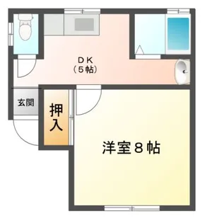 ヴェルディスイート【2階】の間取り