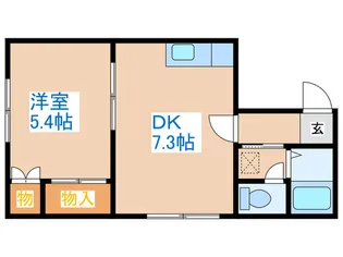 ウィンテラスII【2階】の間取り