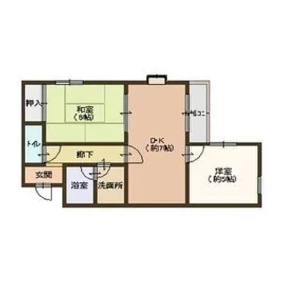 アッシュコート明石【2階】の間取り