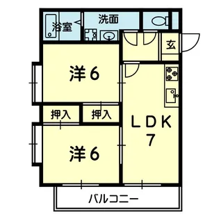 光の森グッディポイントI【4階】の間取り
