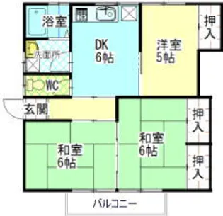 エクセレントハイツ2【2階】の間取り