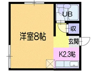 トミセンシャ【1階】の間取り