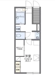 YORK HIGASHIYAMA【1階】の間取り