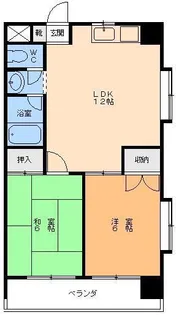 シティーハイツチェリー【2階】の間取り