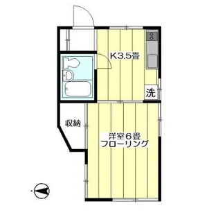 高橋アパート【1階】の間取り