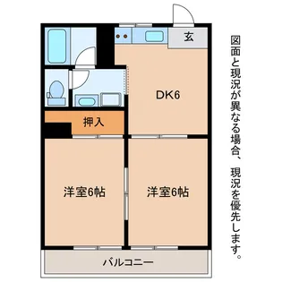 PANSE2【3階】の間取り
