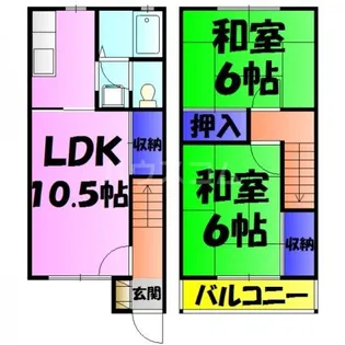 千葉県千葉市若葉区桜木7【一戸建】の間取り