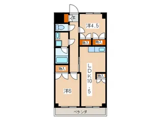 マテュリテ【2階】の間取り