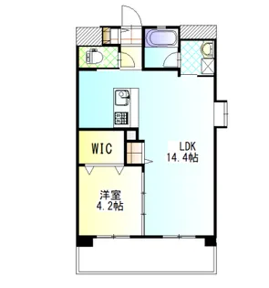ピアスマート京橋【8階】の間取り