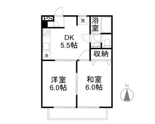 ピュアハイツ【2階】の間取り