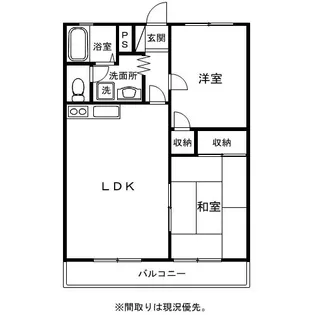 ディアコート【3階】の間取り