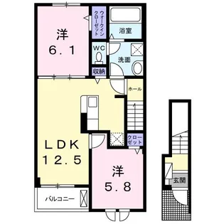 レガリア【2階】の間取り