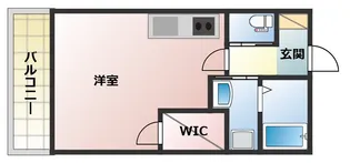 ヤサカガーデン姫坂【1階】の間取り