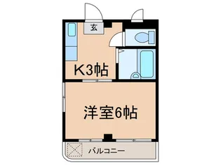 アムール芦屋【2階】の間取り