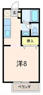 ハピネス【1階】の間取り