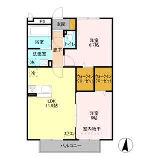 グラン・エスポワール I【2階】の間取り