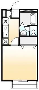 広島県福山市野上町1丁目【アパート】の間取り