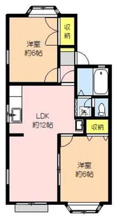 ヒルサイドテラス【1階】の間取り
