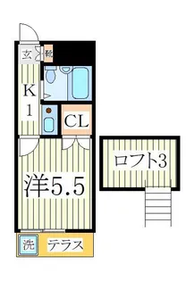 セフィール北柏【2階】の間取り