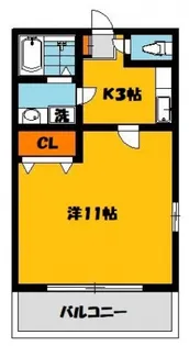 ブルーハイツ3【1階】の間取り