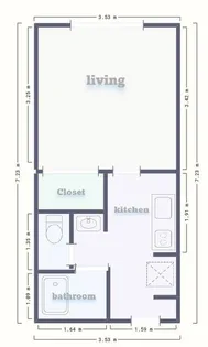 セジュールまきI【2階】の間取り