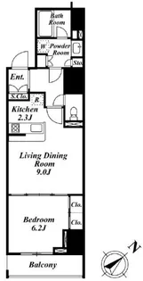 東京都中央区日本橋堀留町1【マンション】の間取り