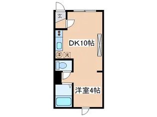 パークサイド廉【1階】の間取り