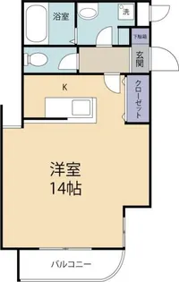 エスポワール末広【3階】の間取り