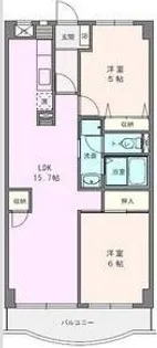 神奈川県秦野市平沢【マンション】の間取り