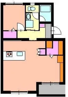 ハイツ大石地所II【1階】の間取り