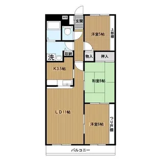 フォレストヒルズ磯子【3階】の間取り