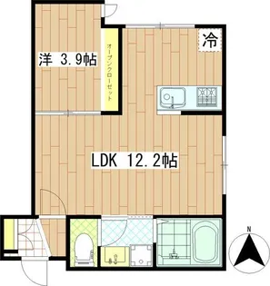 メゾン・ド・グレース【1階】の間取り