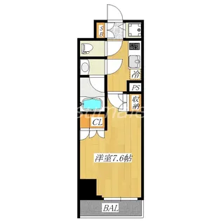 DIPS十条仲原WEST【8階】の間取り
