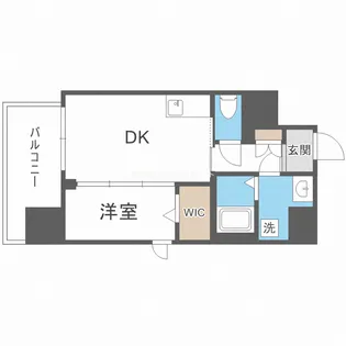 コンフォリア新梅田【12階】の間取り