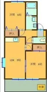 エルミタージュKUBOTA【1階】の間取り