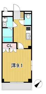 クレアトゥールA【3階】の間取り