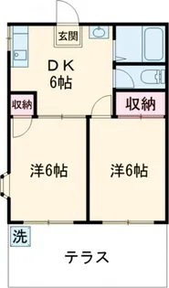 ビバ久が原【1階】の間取り