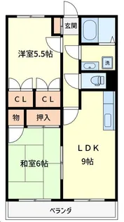 エクセルハイツ601【2階】の間取り