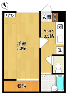 パストラルいしい【2階】の間取り