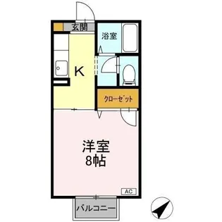 カーサ・デ・三の丸 B【1階】の間取り