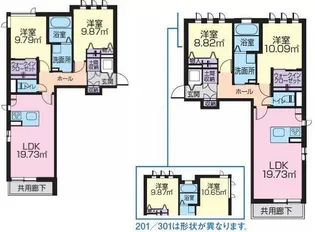 山形県山形市前田町【マンション】の間取り