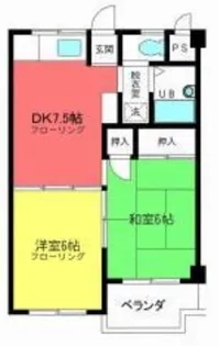 マンションミナモト【1階】の間取り