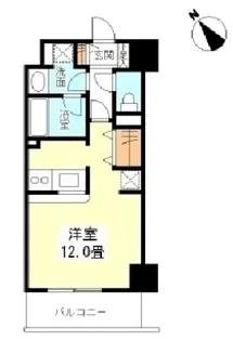 TKフラッツ渋谷【4階】の間取り