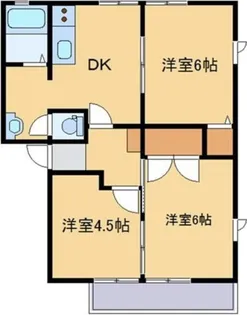 群馬県佐波郡玉村町大字斎田【アパート】の間取り