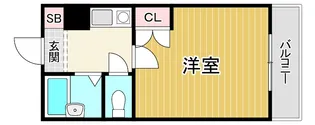 大阪府大阪市城東区今福西3【マンション】の間取り