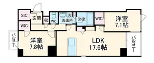 L’Allure(ラリュール)【5階】の間取り