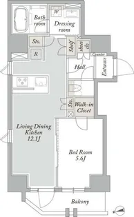 東京都台東区小島1【マンション】の間取り